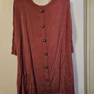 3x Emerald Peachy Mauve Shirt